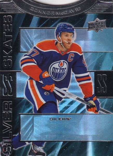 insert karta CONNOR McDAVID 23-24 Extended Silver Skates číslo SS-27